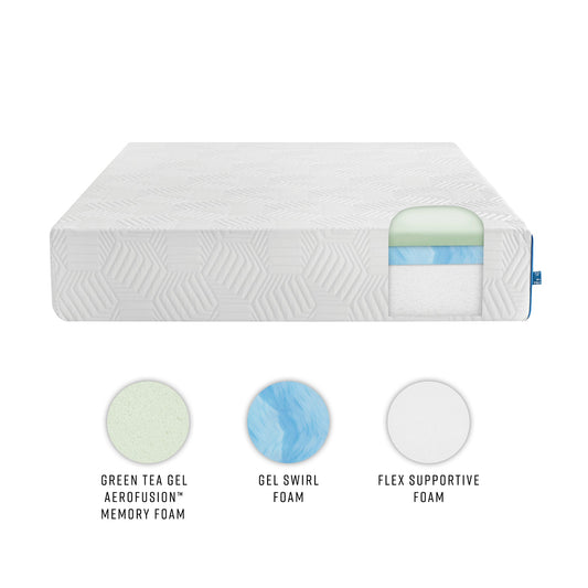 3-Layer Memory Foam Mattress-in-a-Box 12"