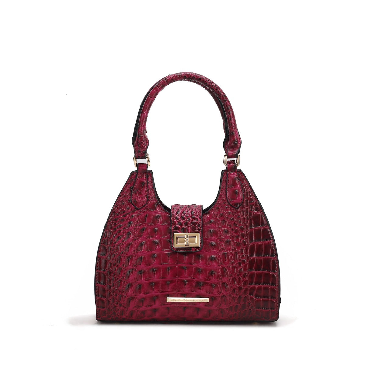  MKF Collection Ava Crocodile Tote Bag - Croco Cognac - Bonton