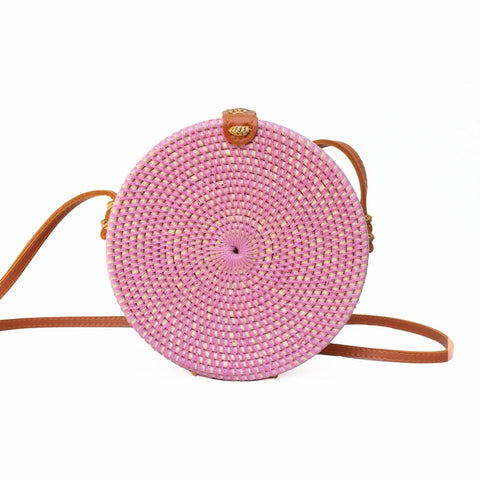 Ata Bali - Small Crossbody - Rose / One Size