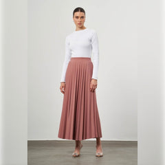 Mizalle Skirt Dusty Rose - Skirt