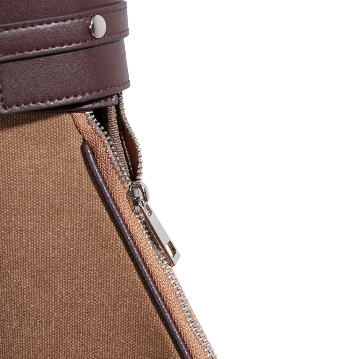  Jurgi Tennis Backpack - Brown Canvas & Leather - Brown - Bonton