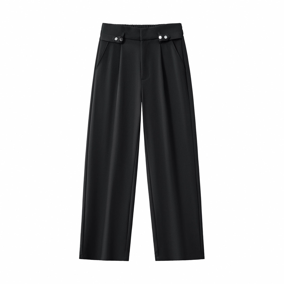  Barocco Kingsley Side-Tab Trousers BLACK - BLACK - Bonton