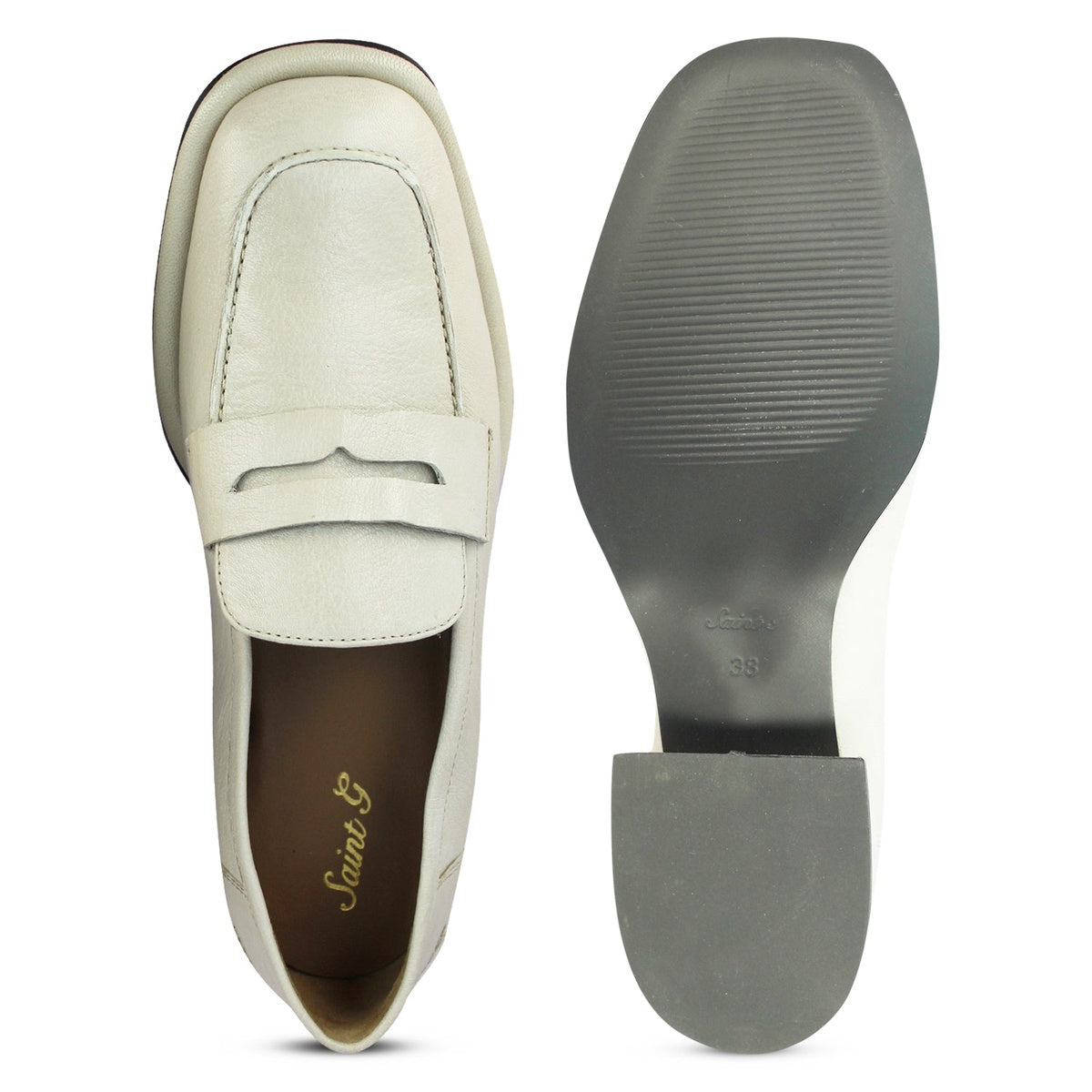  Saint G Saint G Carla - Flat Loafers - OFF WHITE - Bonton