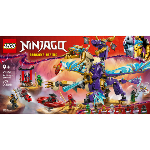 LEGO® NINJAGO® Arc Dragon of Focus Ninja Toy Set 71836