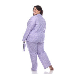 Plus Size Three-Piece Pajama Set