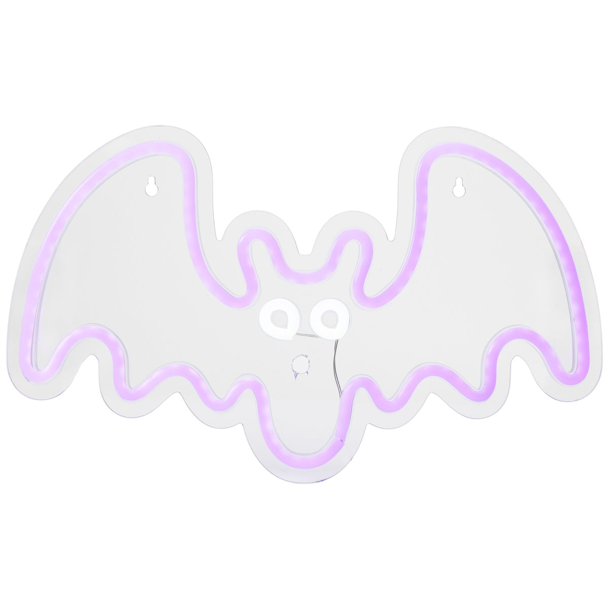  Northlight LED Lighted Neon Style Bat Halloween Window Silhouette - 15