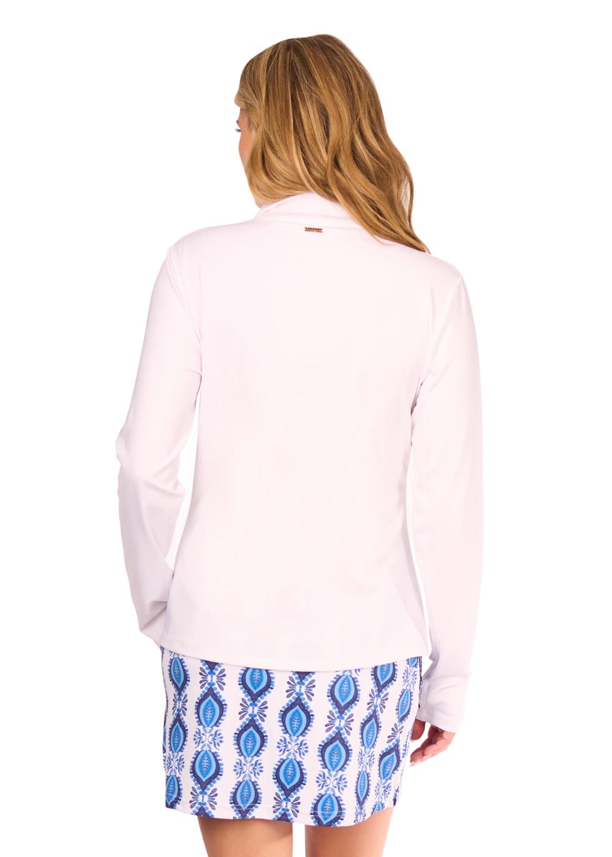  Cabana Life White Athletic Jacket - XS - Bonton