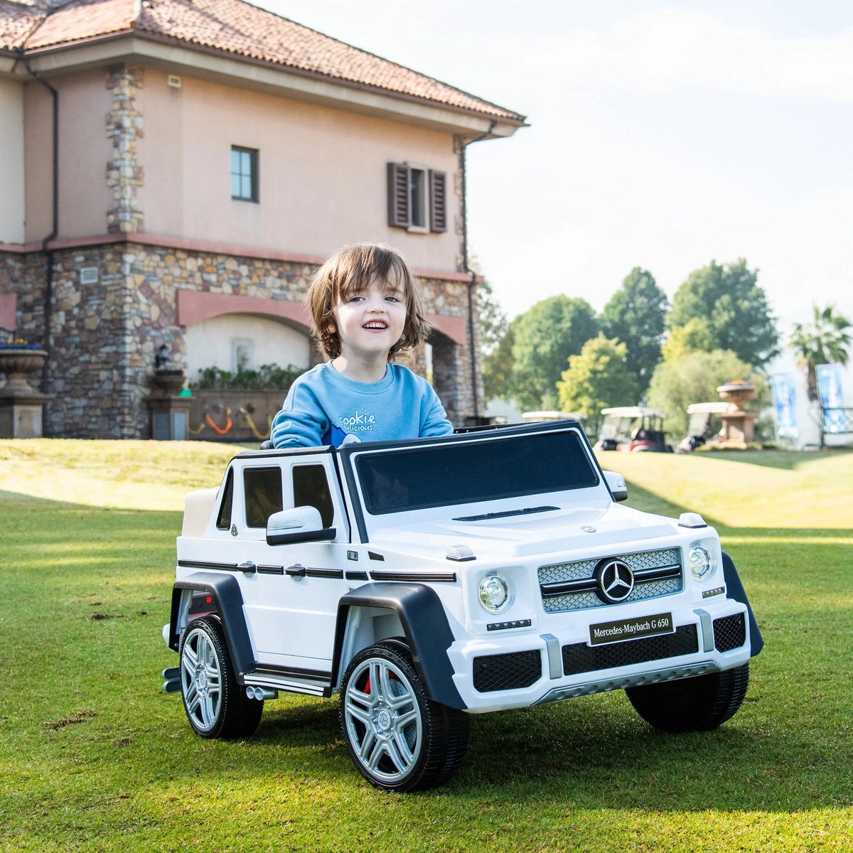  Freddo 12V Mercedes Maybach G650 1 Seater - Black - Bonton