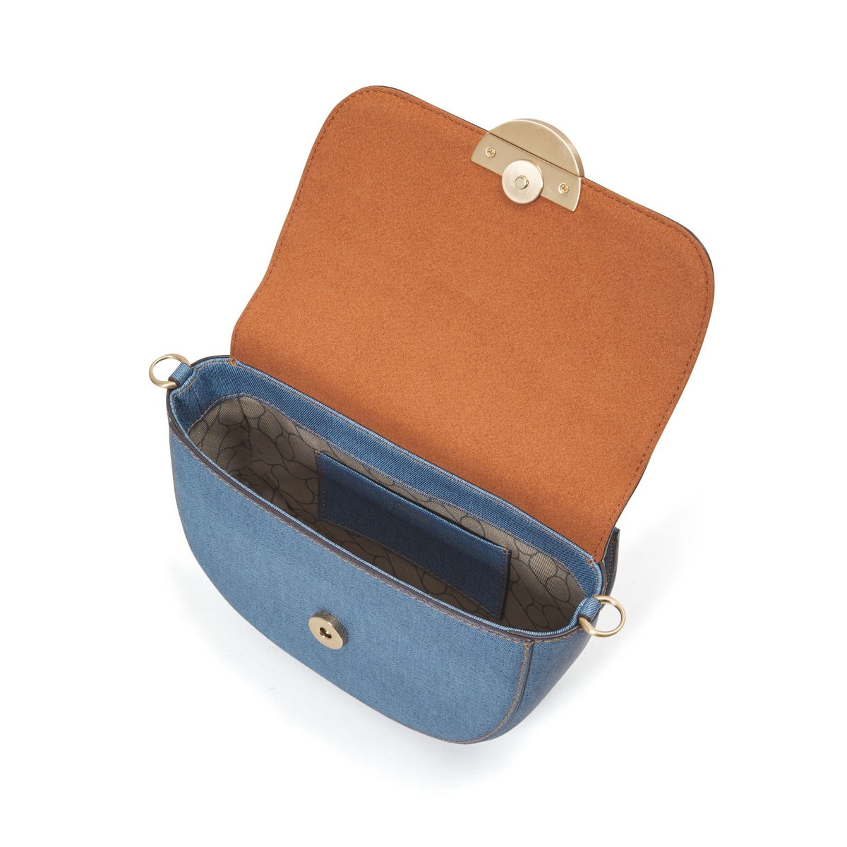  Oryany Lottie Denim Crossbody - Denim Blue - Bonton