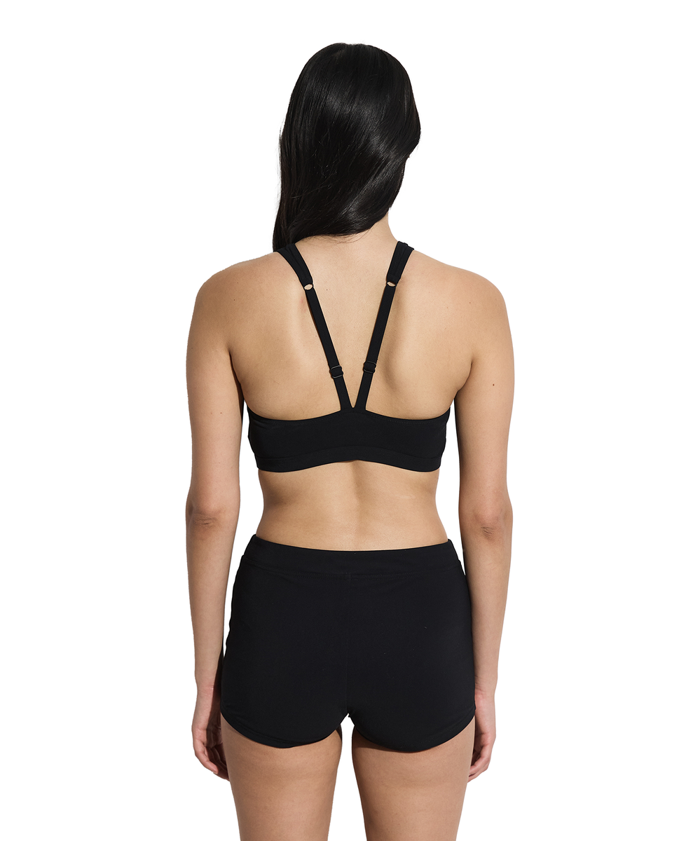  Free Sport Aqua Chic High Neck Bikini Top - Aqua-Purple - Bonton