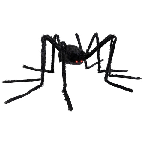 Lighted Spider Eyes Halloween Decoration - 44" - Black - Red Lights