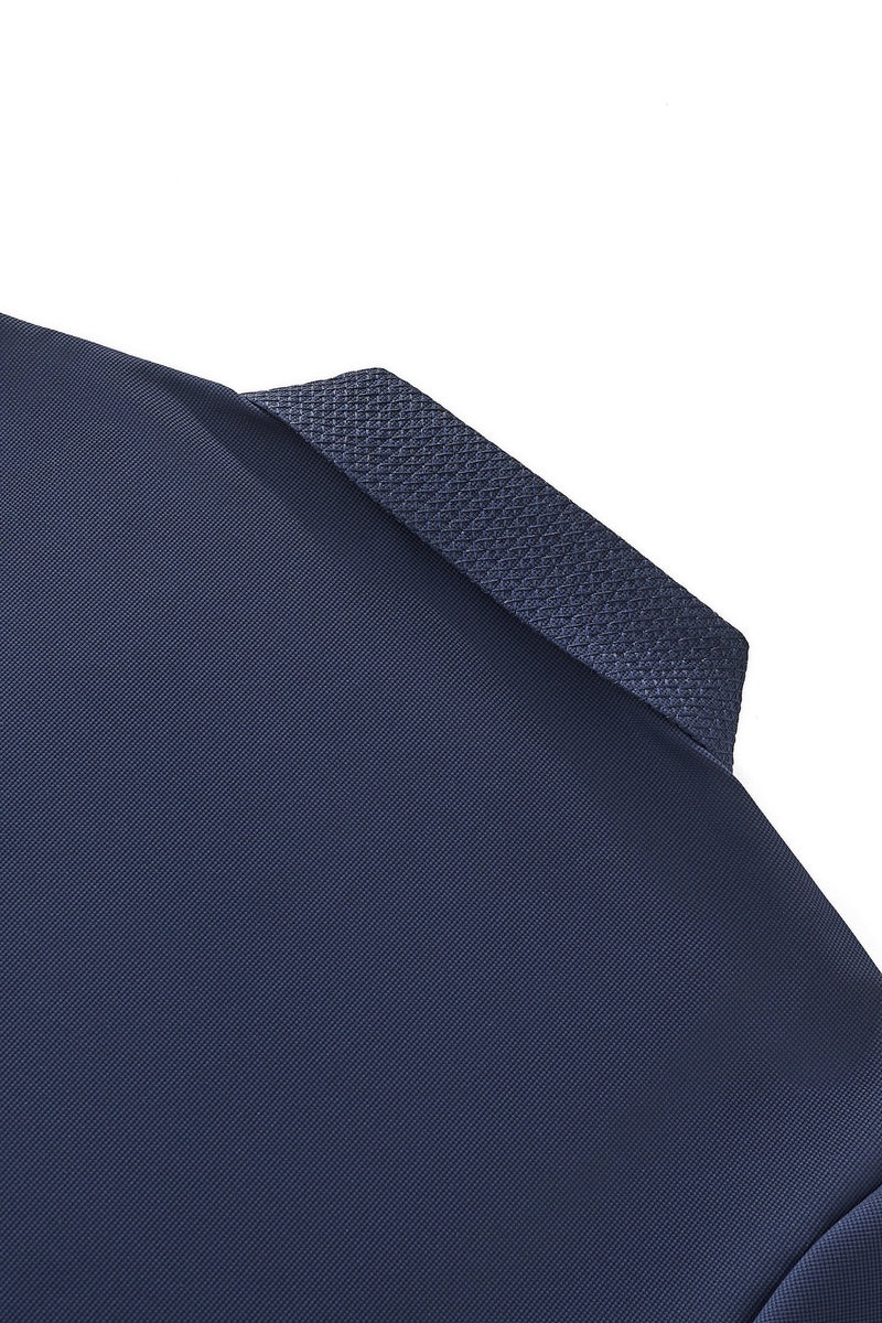  Barocco Stride Contrast Collar Polo NAVY - NAVY - Bonton