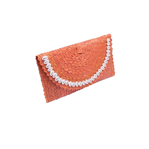 Jelavu Coco - Handwoven Small Clutch Orange