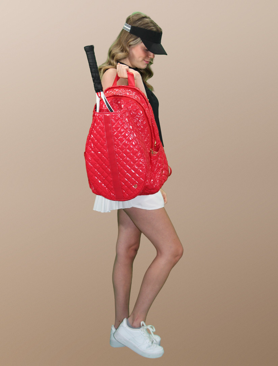  Lemonbella Jennifer Tennis Backpack Cherry 🍒 - Default Title - Bonton