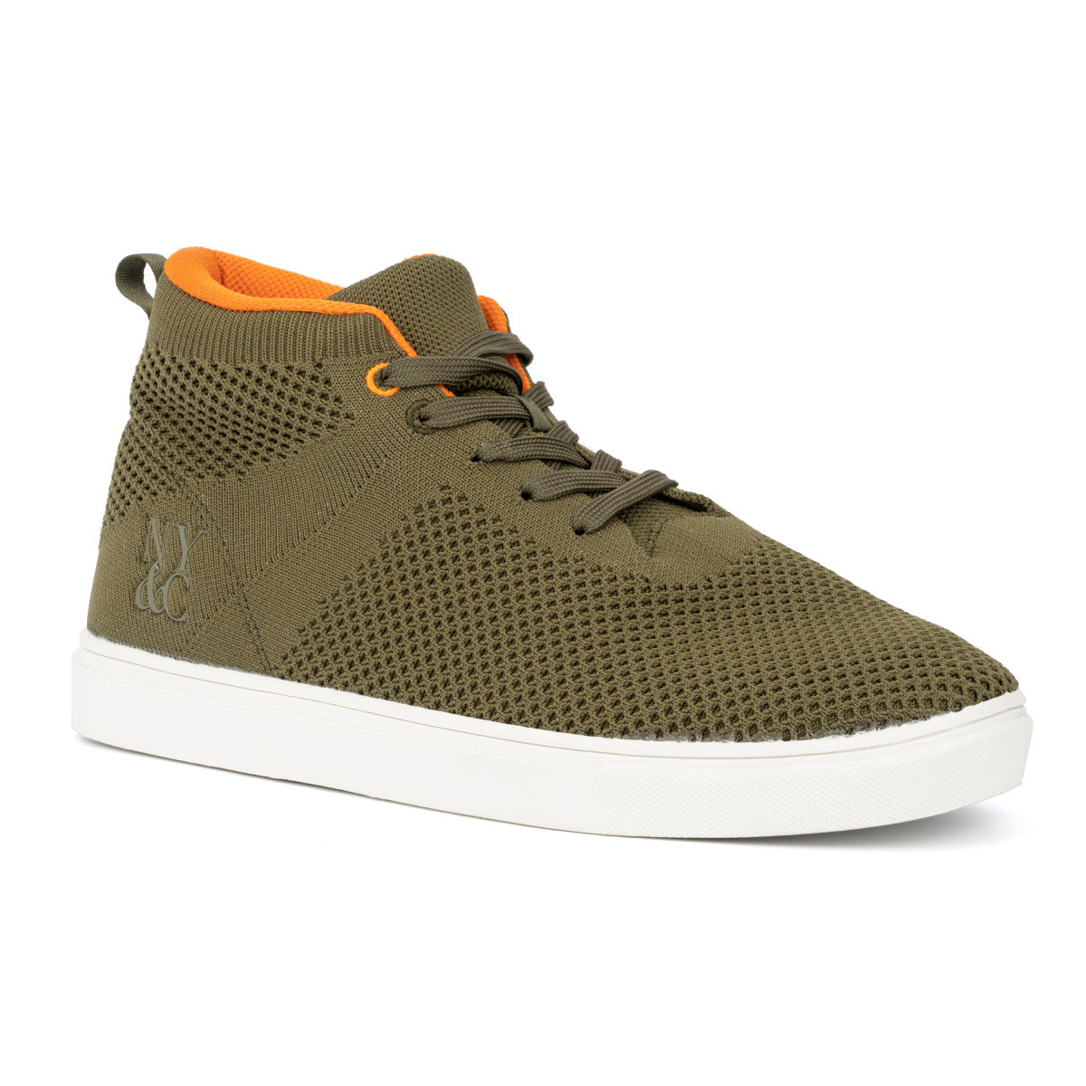  New York & Company Men's Hill High Top Sneaker - Olive - Bonton