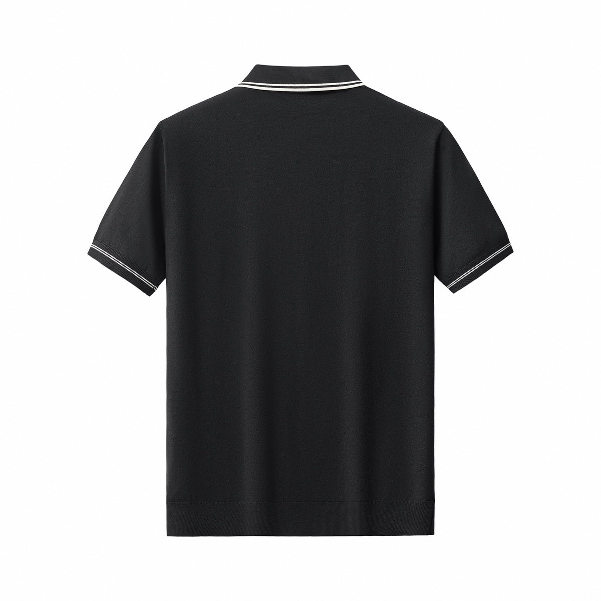  Barocco Urban Pulse Zip Polo BLACK - BLACK - Bonton