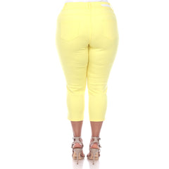 Plus Size Capri Jeans