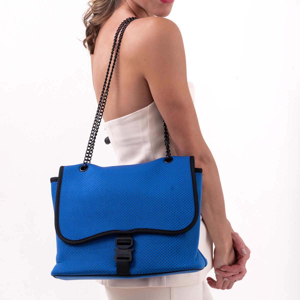  Pop Ups Brand Pouch + Flap Crossbody - Royal Blue - Default Title - Bonton