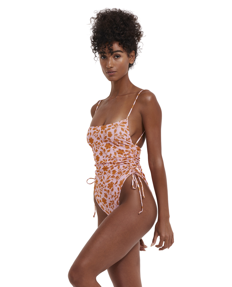  Gottex Flirtt Lolita Adjustable One Piece - Flirtt Lolita Pink Orange - Bonton