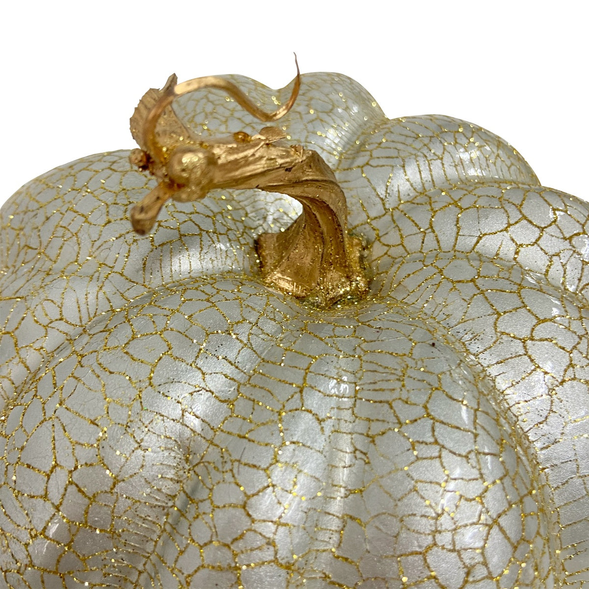  Northlight Crackled Fall Harvest Pumpkin Decoration - 9