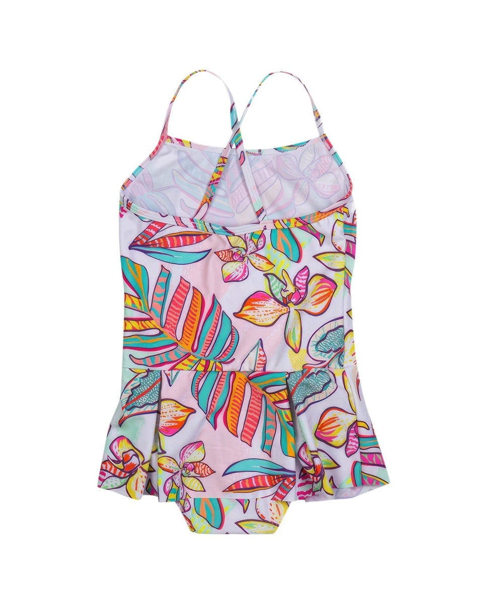  Gottex Kids Palm Island Round Neck Swimdress - GOTTEX KIDS PALM ISLAND - Bonton