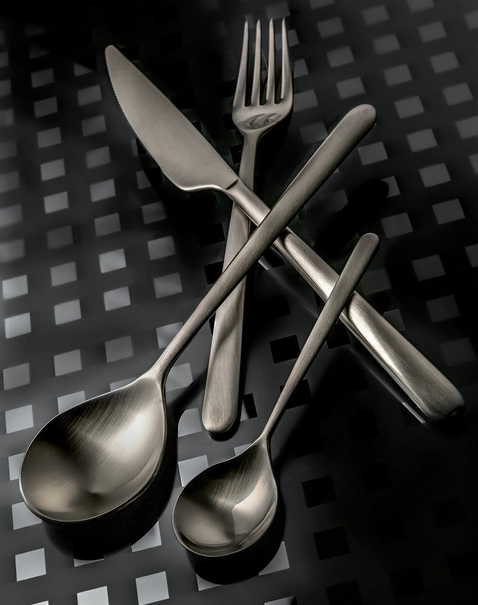  Mepra Linea Serving Set - Ice Champagne - Bonton