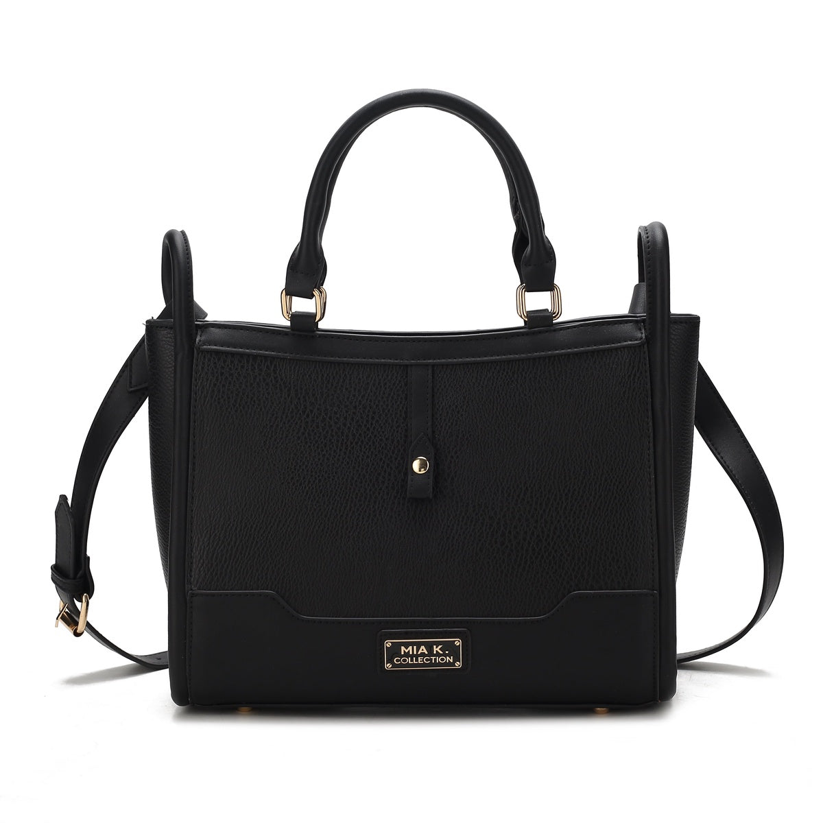  MKF Collection Melody Vegan Leather Tote - Black - Bonton