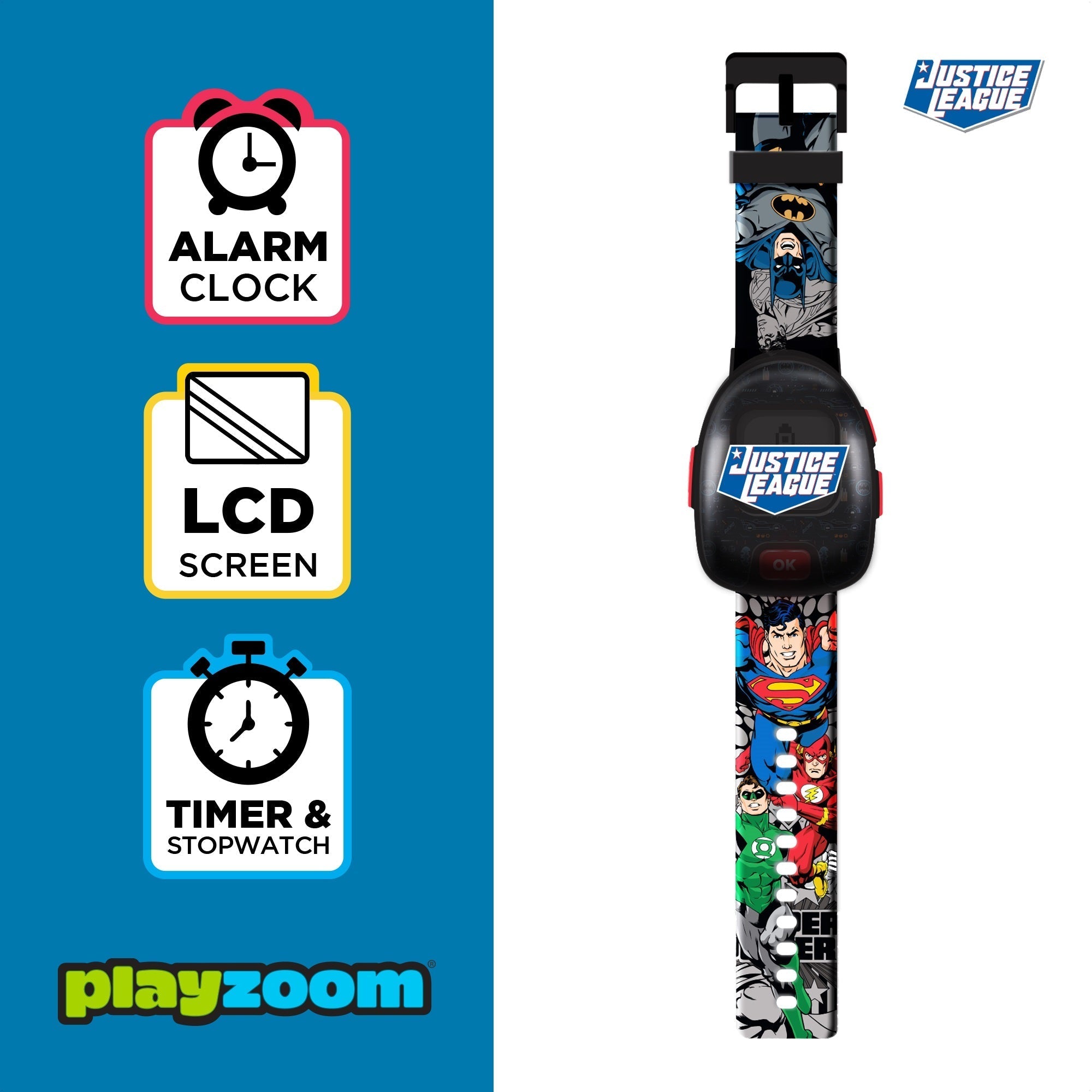  PlayZoom Interactive Educational Learning Watch - Black - Bonton