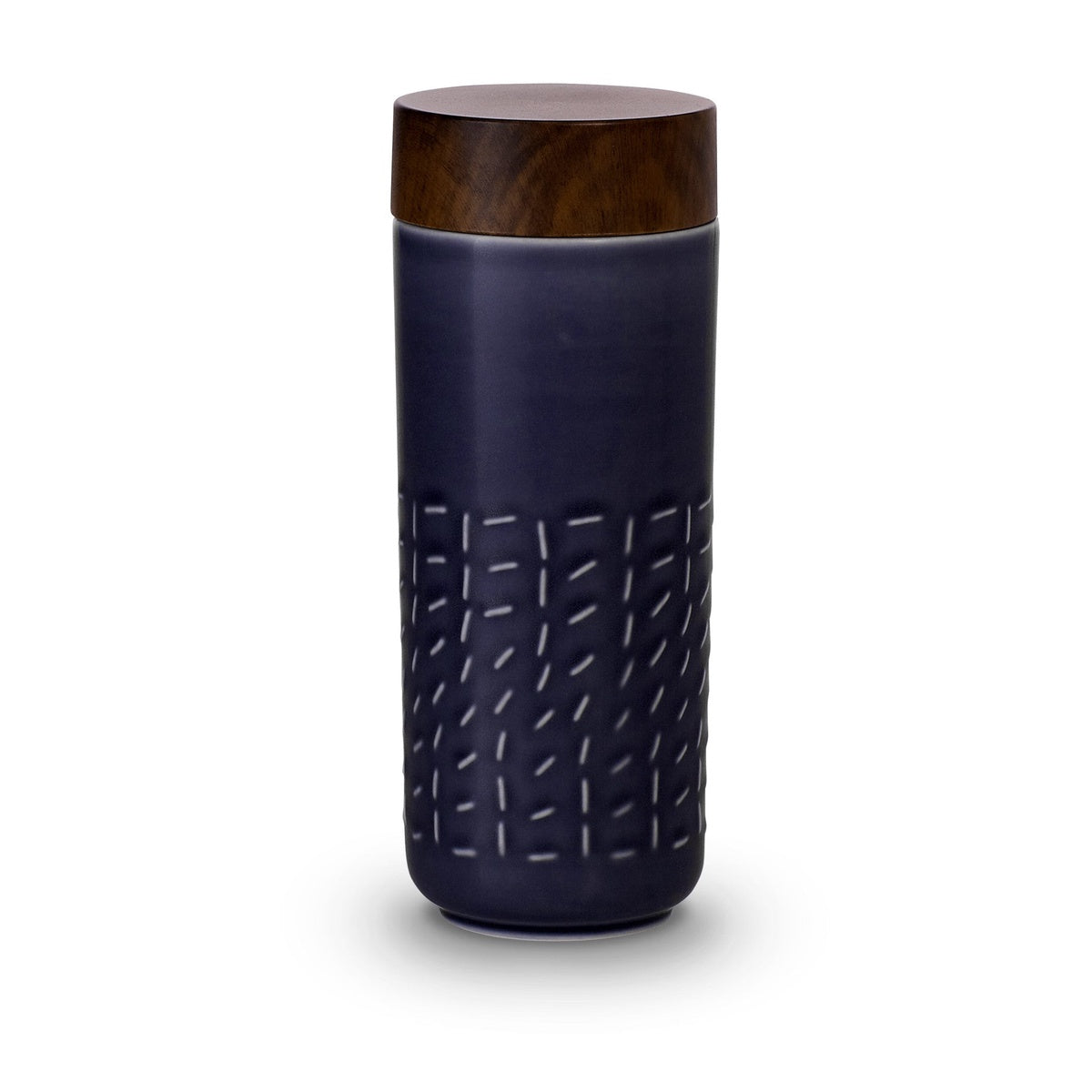  Acera Footprint Ceramic Travel Mug - Stone Blue - Bonton