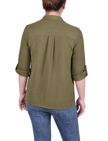 Roll Tab Blouse