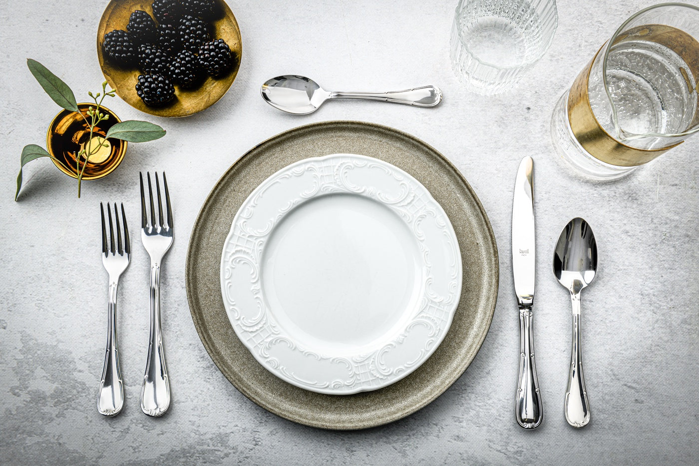  Mepra Raffaello Flatware Set - Silver - Bonton
