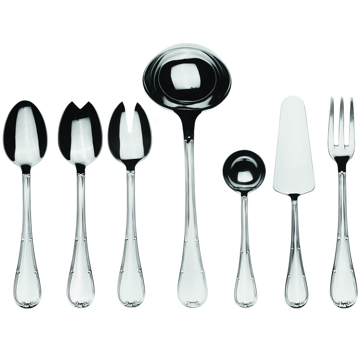  Mepra Raffaello Serving Set - Silver - Bonton