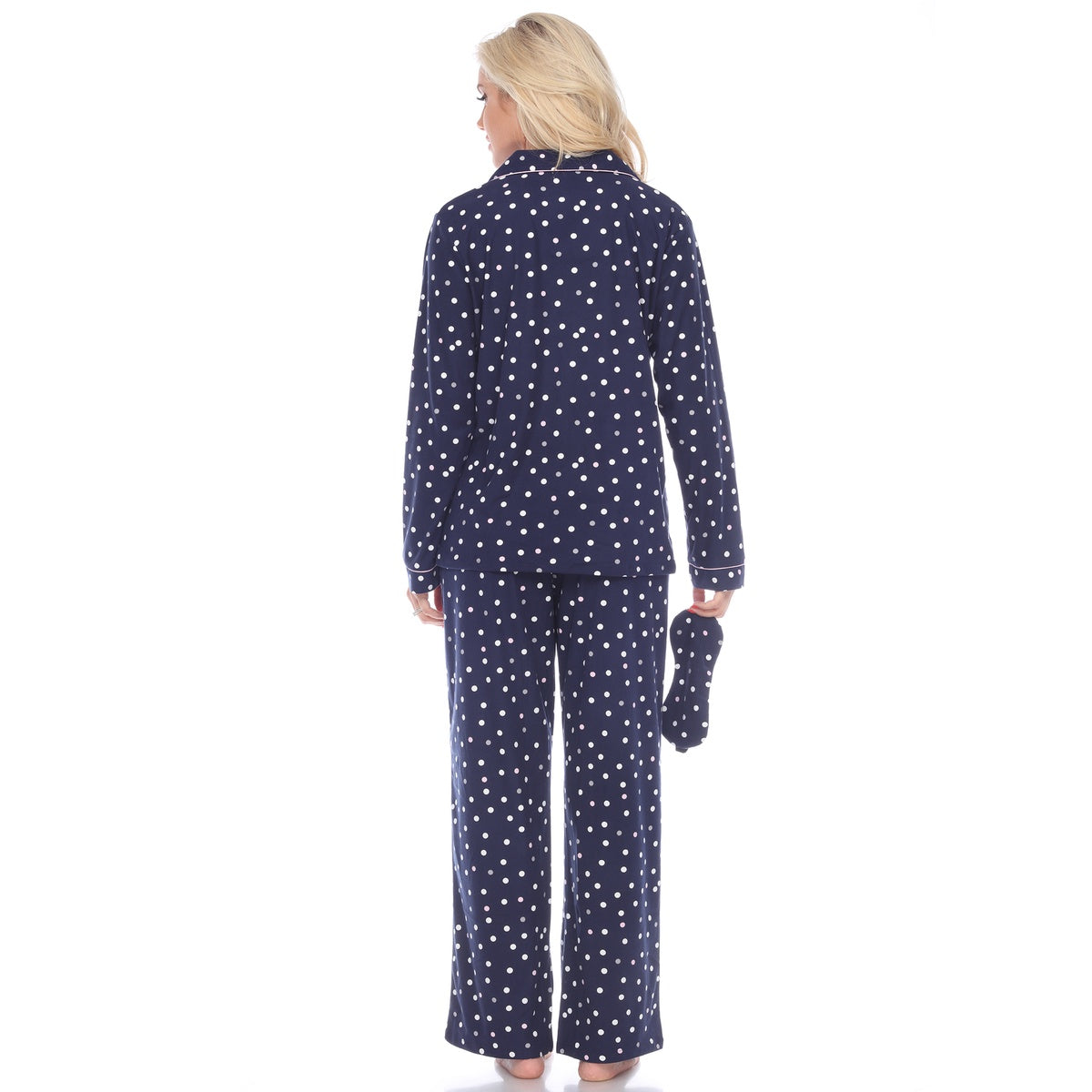  White Mark Women's Three Piece Pajama Set - L - Bonton