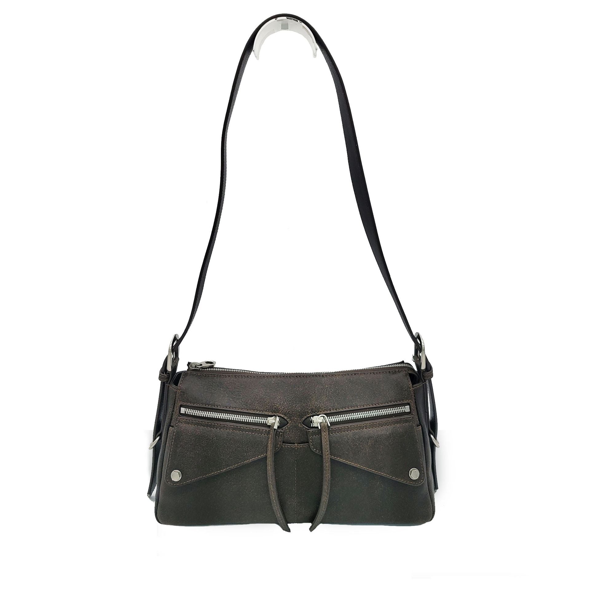 Oryany Moto Shoulder - Medium Should Bag - Black - Bonton