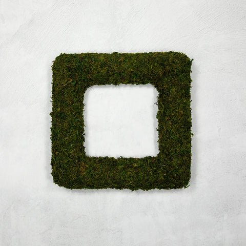 Artificial Reindeer Moss Square Spring Wreath - 13"