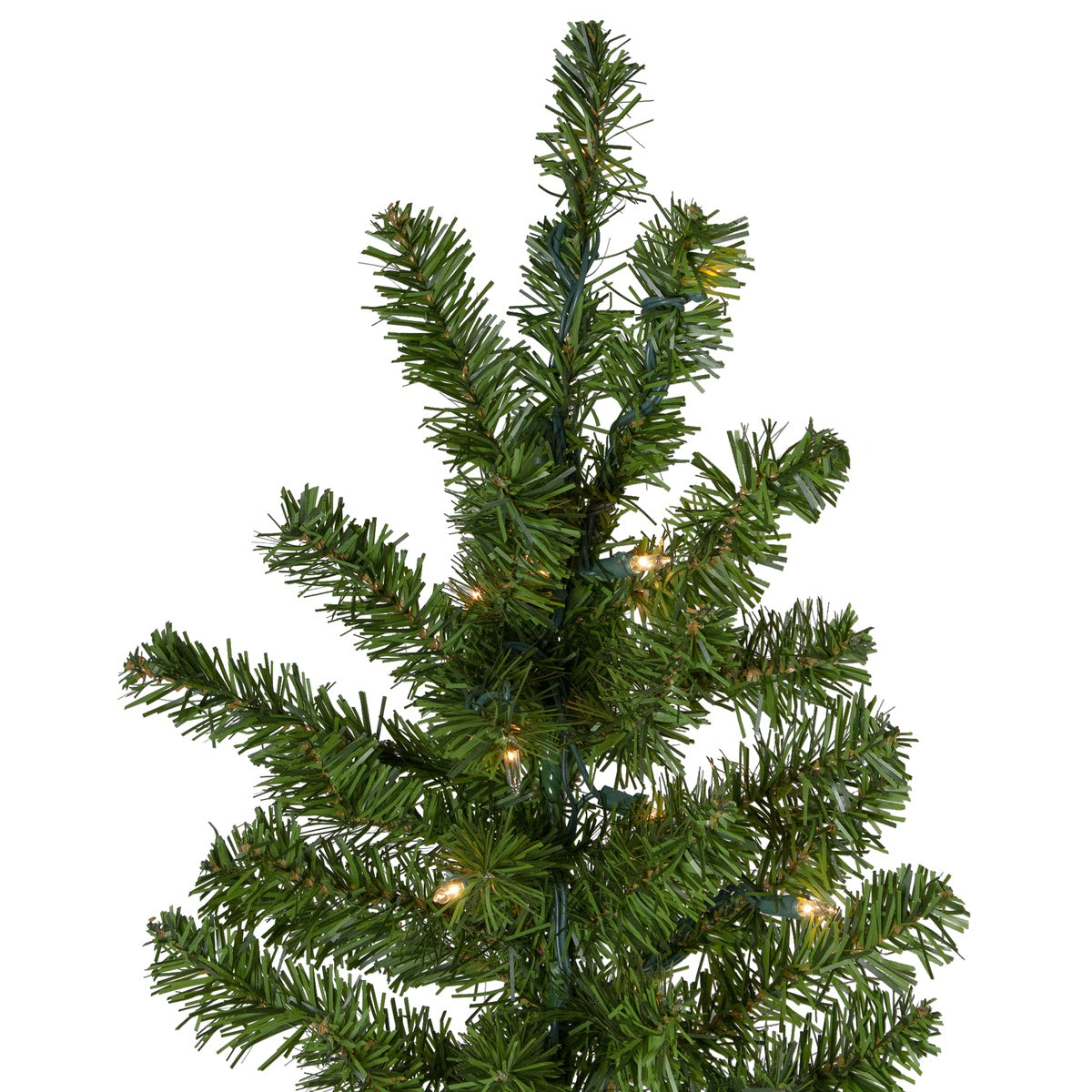  Northlight 7.5' Pre-Lit Medium Canadian Pine Artificial Christmas Wall Tree - Clear Lights - Default Title - Bonton