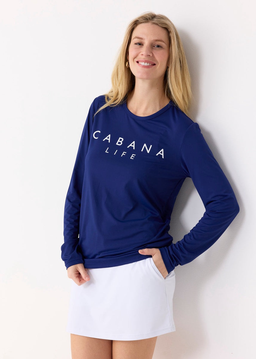  Cabana Life Navy Cabana Life Unisex Performance Shirt - XS - Bonton