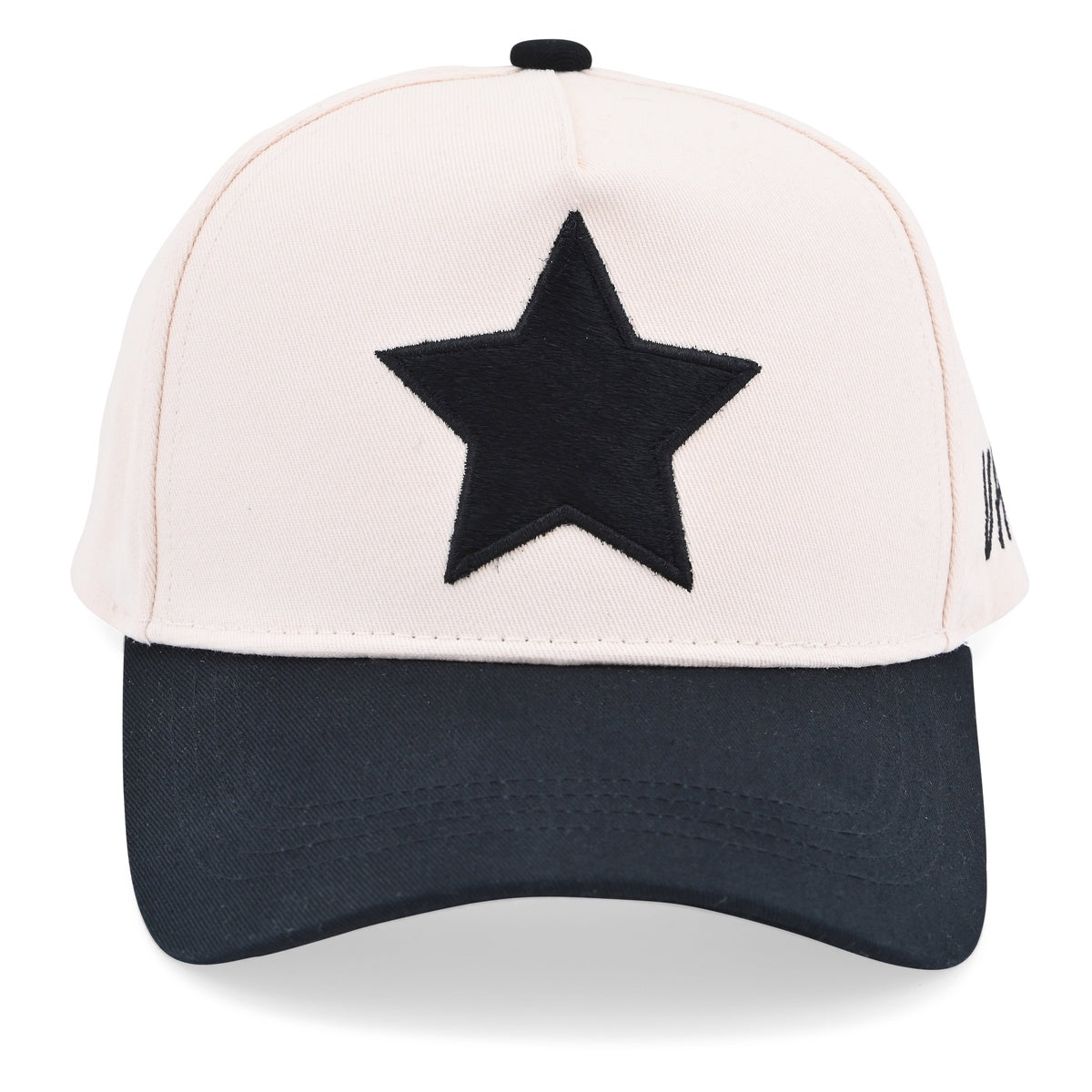  Vintage Havana Vintage Havana Trucker Hat for Women & Men – Black & Tan Adjustable Cap – Embroidered Pony Hair Star - Default Title - Bonton