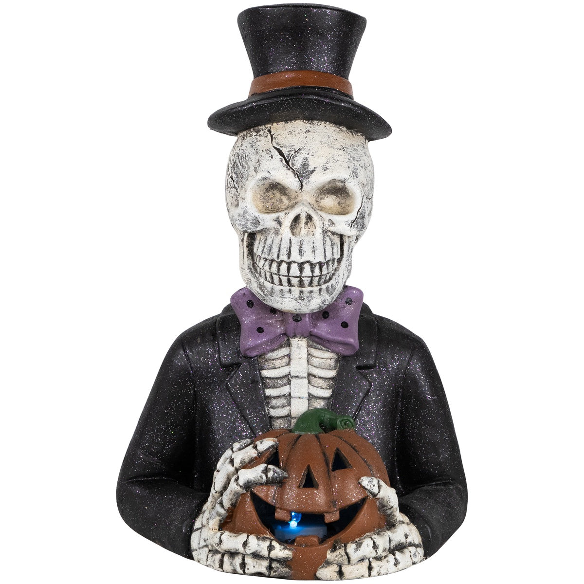  Northlight LED Lighted Skeleton With Jack-O-Lantern Halloween Decoration - 23.5