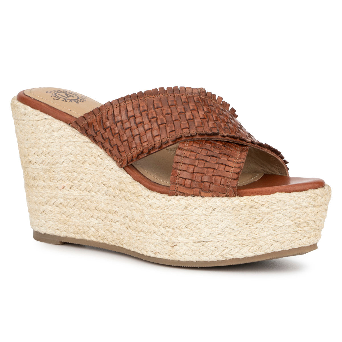  Vintage Foundry Co. Women's Lorie Wedge - Cognac - Bonton