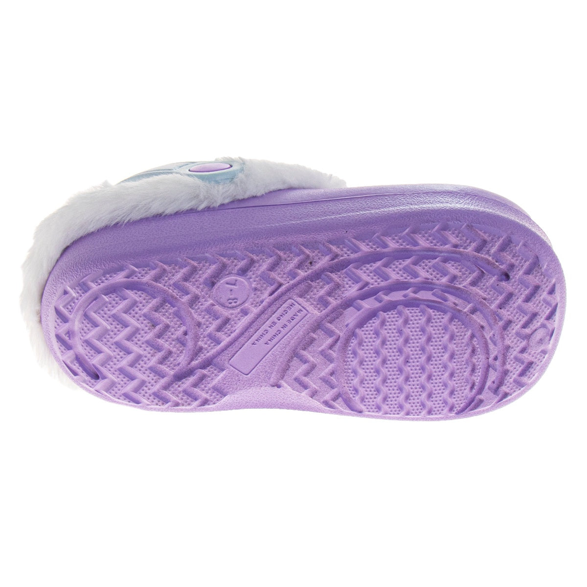  Josmo Disney Frozen Anna and Elsa Fuzzy Fleece Lined Clogs for Girls Winter Warm Plush Garden Shoes (Toddler) - 5-6 - Bonton