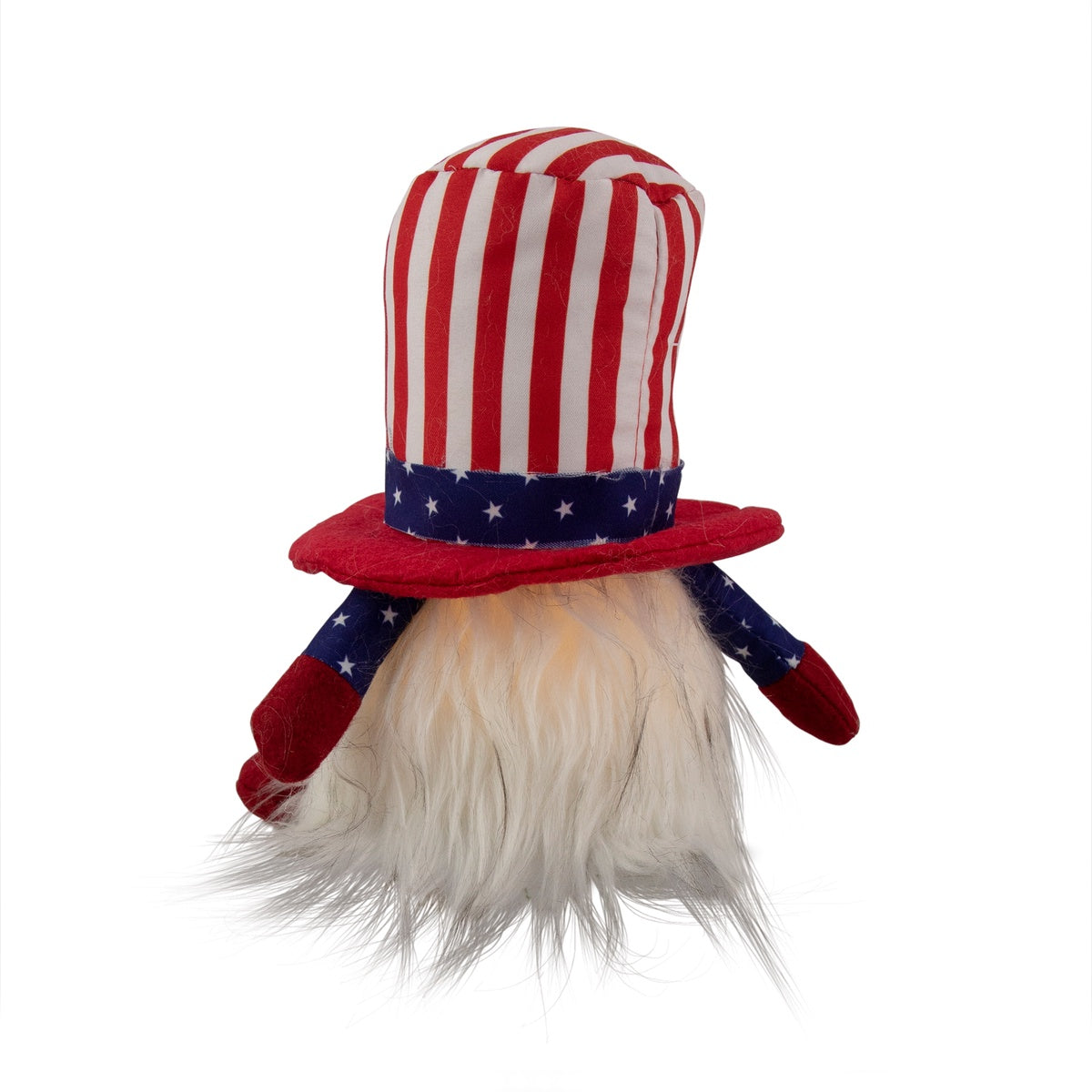  Northlight Lighted Americana Boy Patriotic Gnome - 6.75