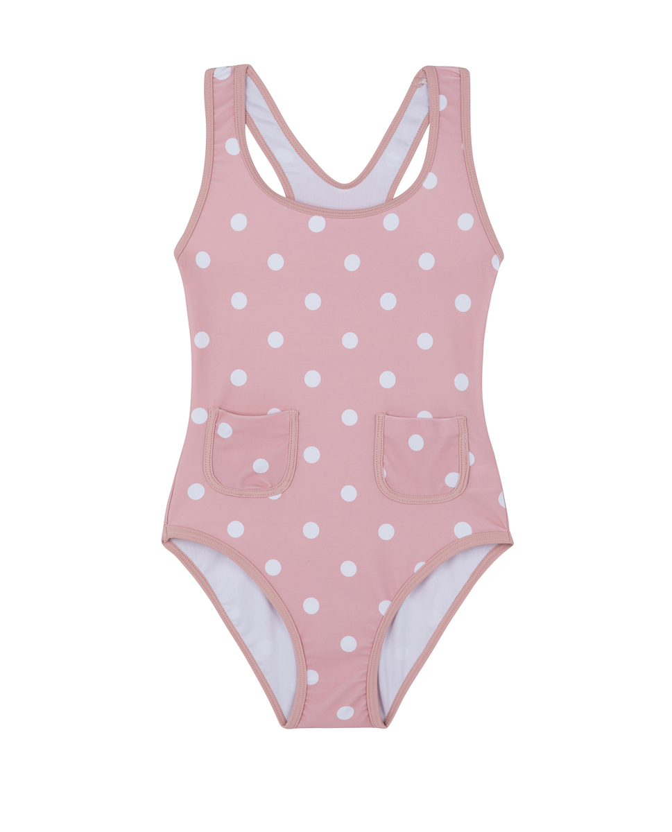  Gottex Kids Dot Dot Dot  Racerback One Piece - Pink - Bonton