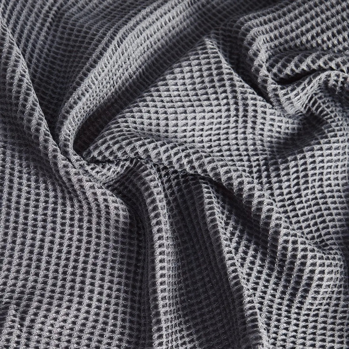  ettitude Bamboo Waffle Towel Set by ettitude - Slate - Bonton