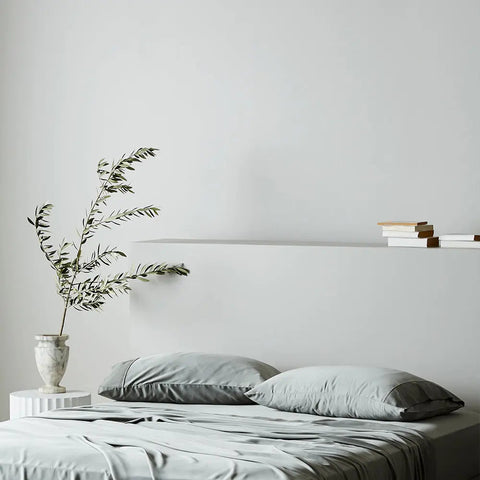 Sage | Signature Sateen Pillowcase Set Made With 100% Organic Bamboo #Color_sage