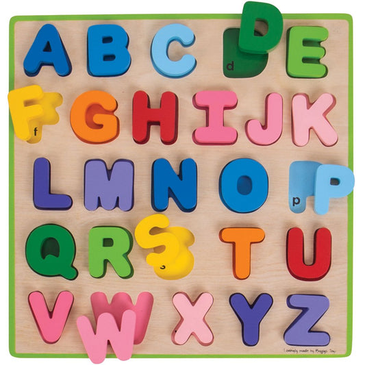 Chunky Alphabet Puzzle by Bigjigs Toys US