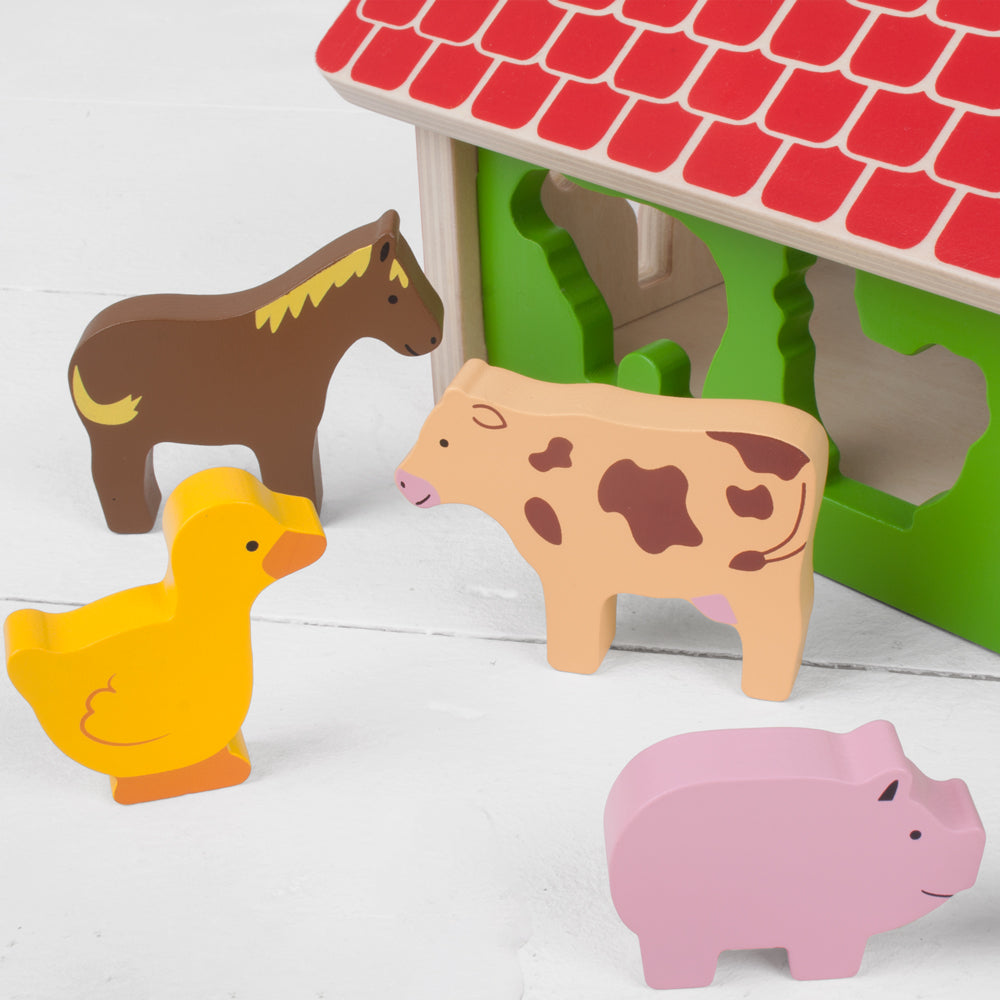 Bigjigs Toys Farmhouse Sorter by Bigjigs Toys US - Default Title - Bonton