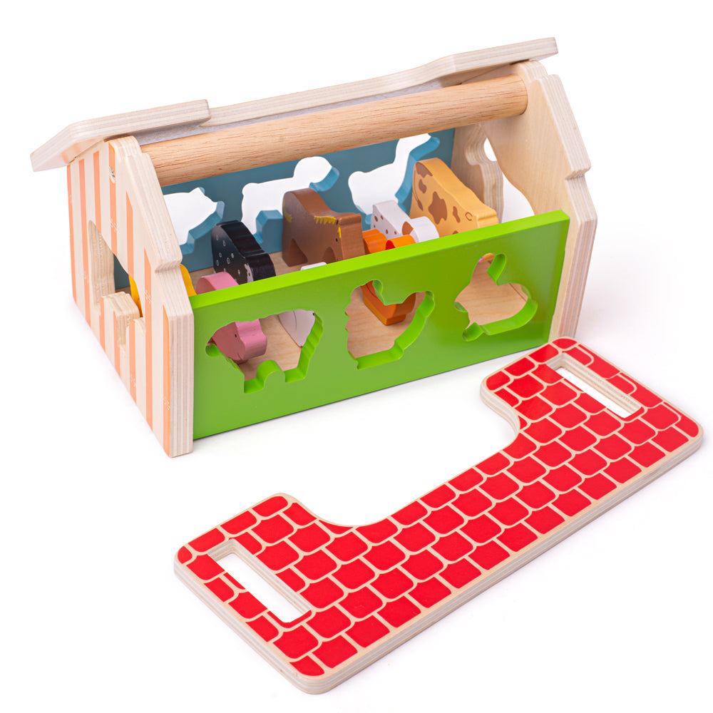  Bigjigs Toys Farmhouse Sorter by Bigjigs Toys US - Default Title - Bonton