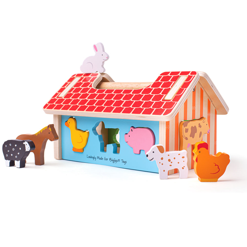  Bigjigs Toys Farmhouse Sorter by Bigjigs Toys US - Default Title - Bonton