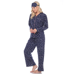 Women's Three Piece Pajama Set